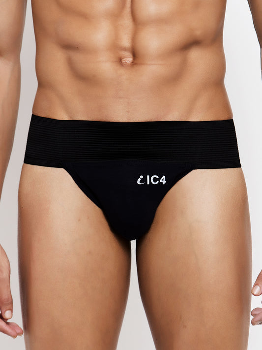 IC4 Men's Gym Supporter Combo Pack of 2 Made in Cotton Elastane Fabrics
