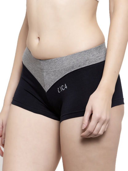 IC4 Women's Cotton Elastane designer boyshorts