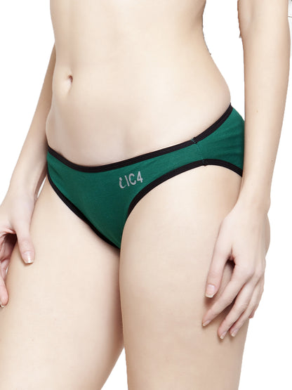 IC4 Women's Cotton Elastane Bikini Brief