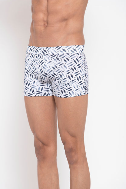 IC4 Men's Printed Polyester Trunk T-266Pro Combo Pack of 2-WH