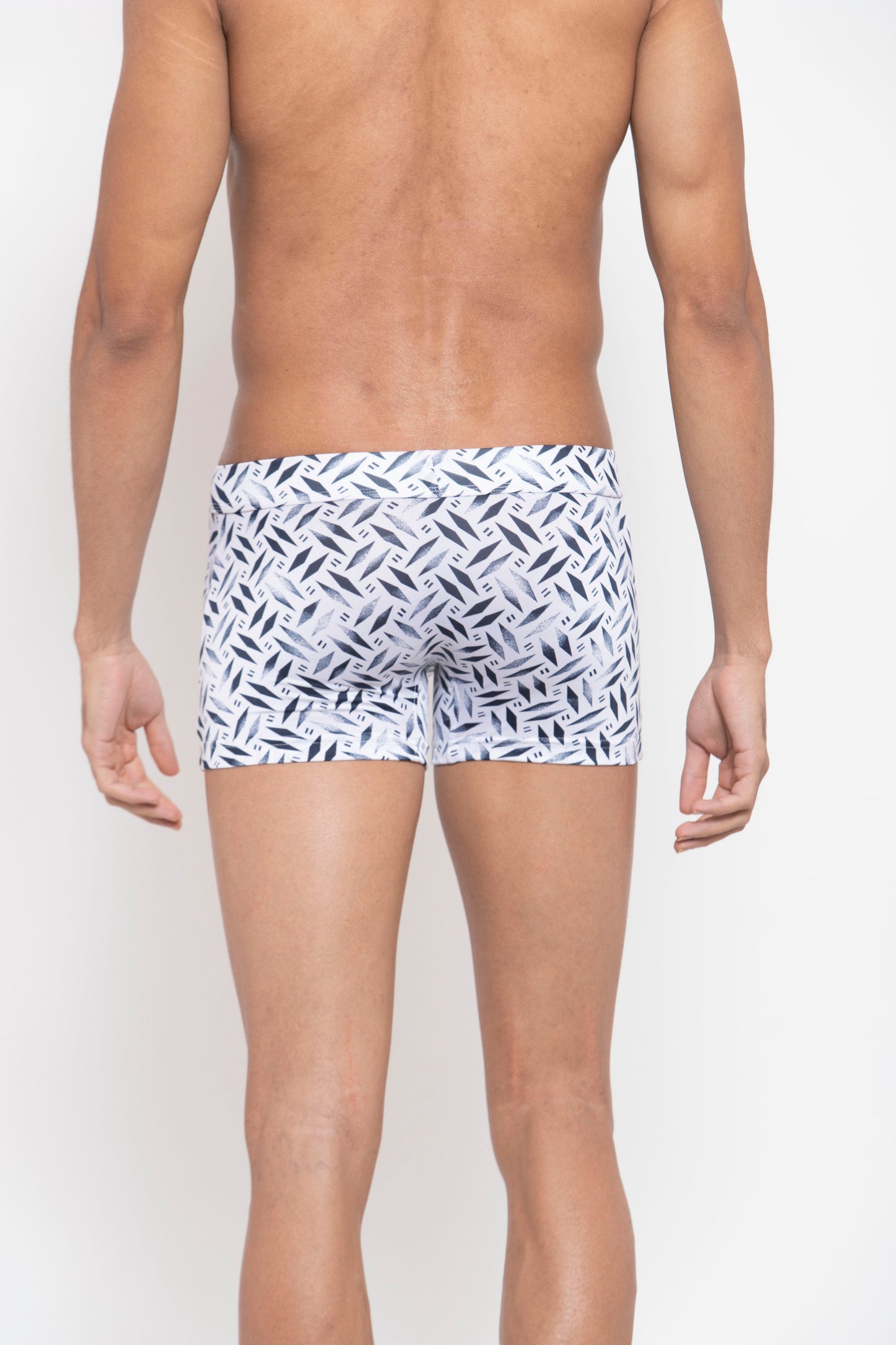 IC4 Men's Printed Polyester Elastane Trunk
