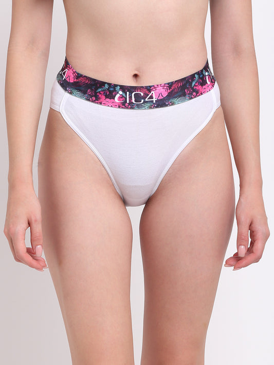 IC4 Women's Cotton Elastane Fashion Bikini Brief