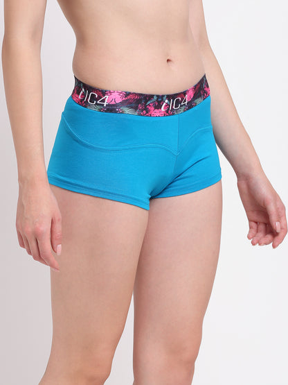 IC4 Women's Cotton Elastane Fashion Boyshorts