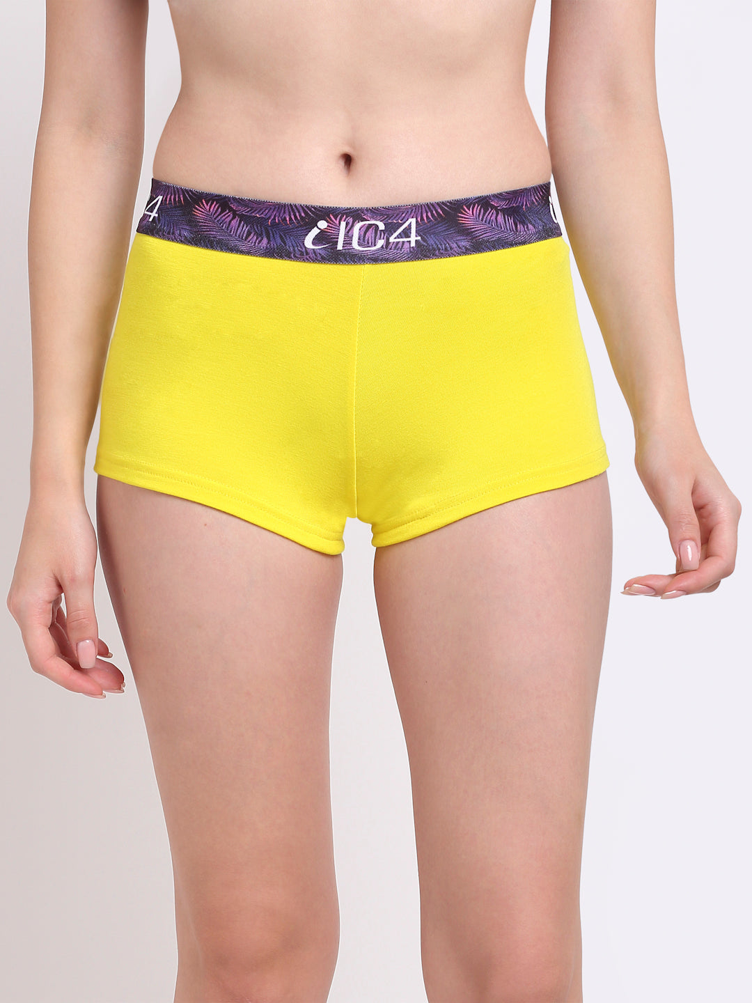 IC4 Women's Cotton Elastane Fashion Boyshorts