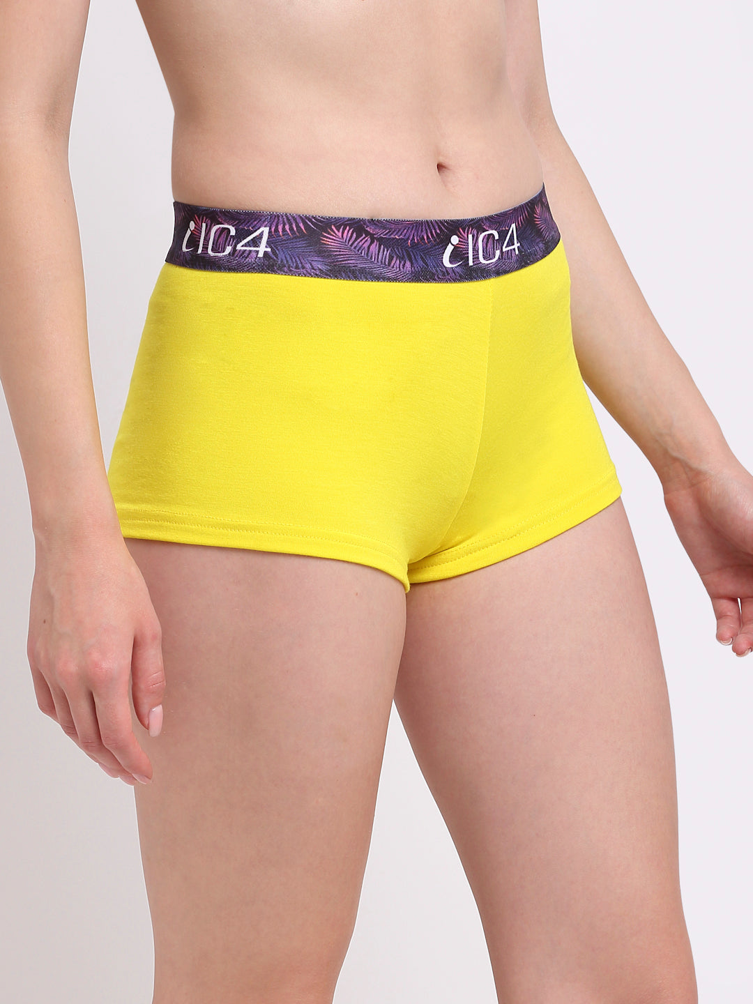 IC4 Women's Cotton Elastane Fashion Boyshorts