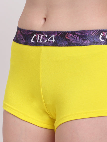 IC4 Women's Cotton Elastane Fashion Boyshorts