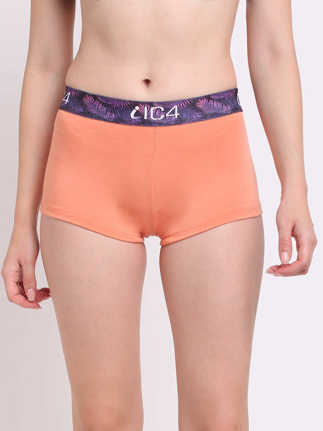 IC4 Women's Cotton Elastane Fashion Boyshorts