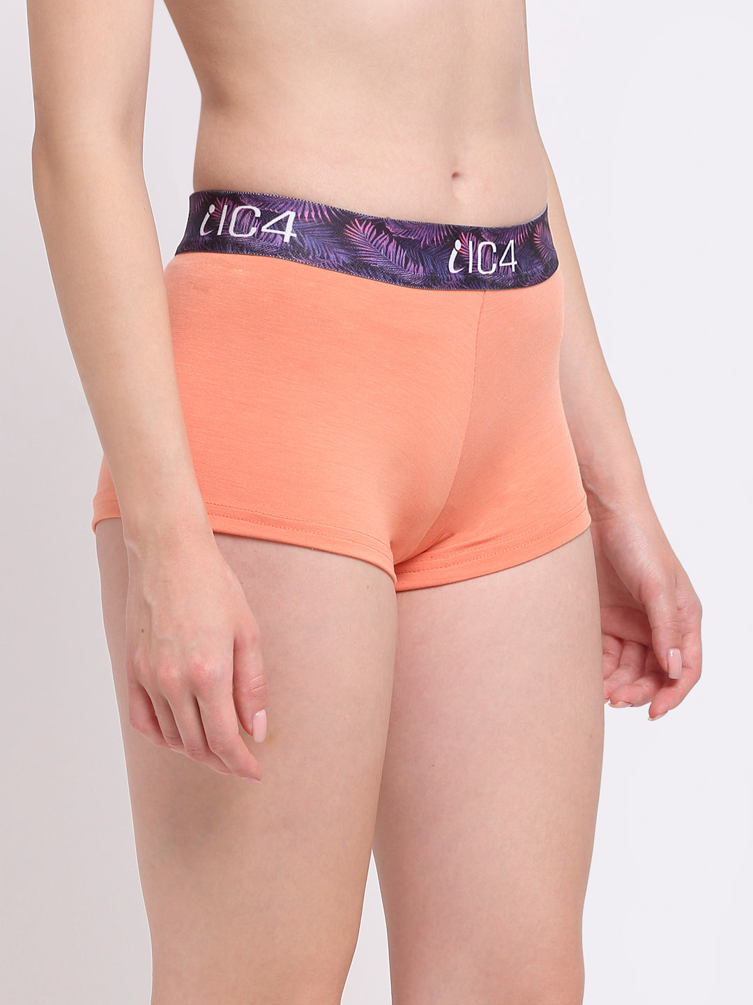 IC4 Women's Cotton Elastane Fashion Boyshorts