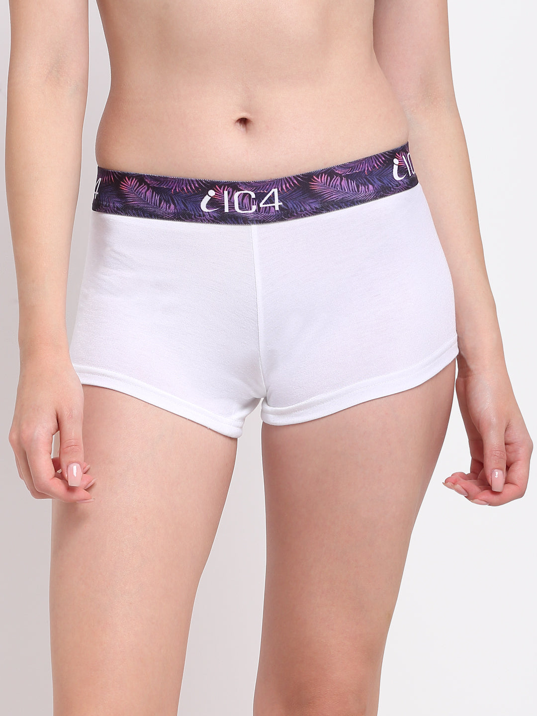 IC4 Women's Cotton Elastane Fashion Boyshorts