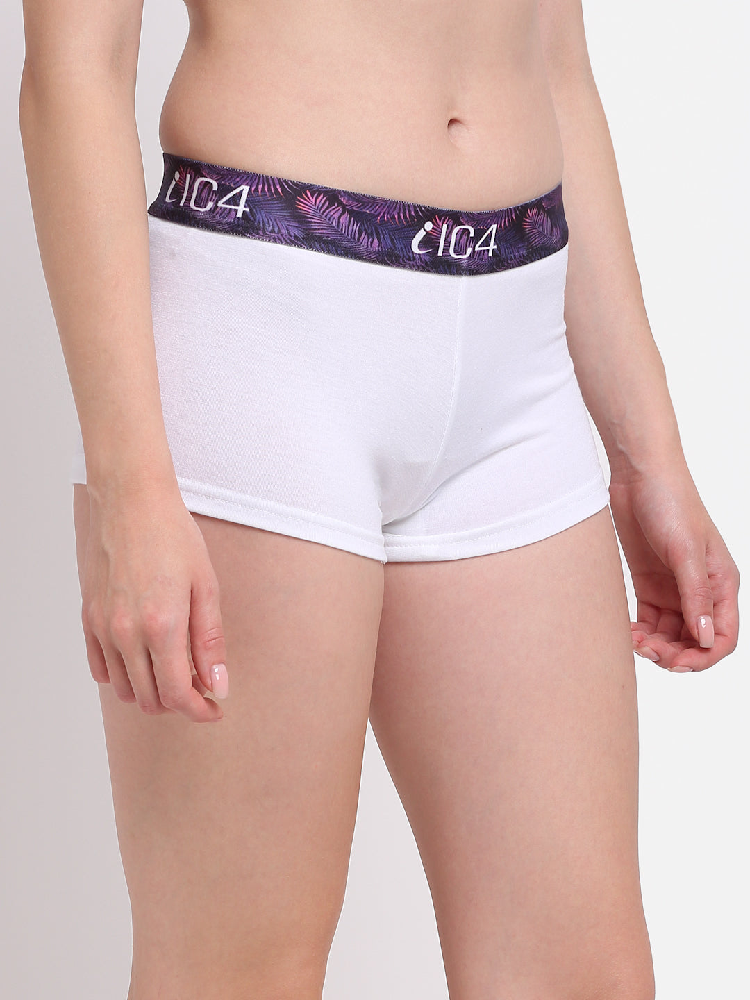 IC4 Women's Cotton Elastane Fashion Boyshorts