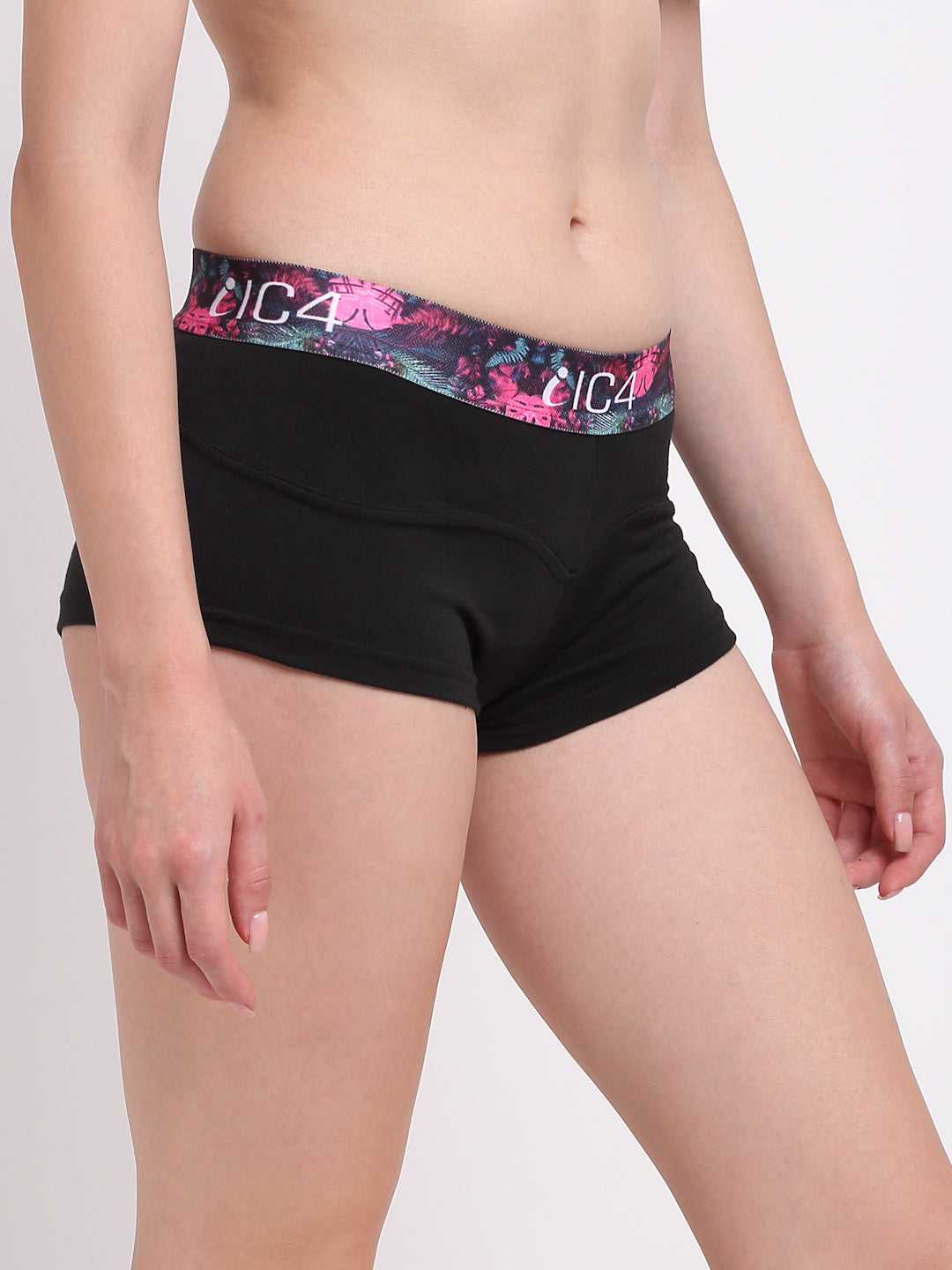 IC4 Women's Cotton Elastane Fashion Boyshorts