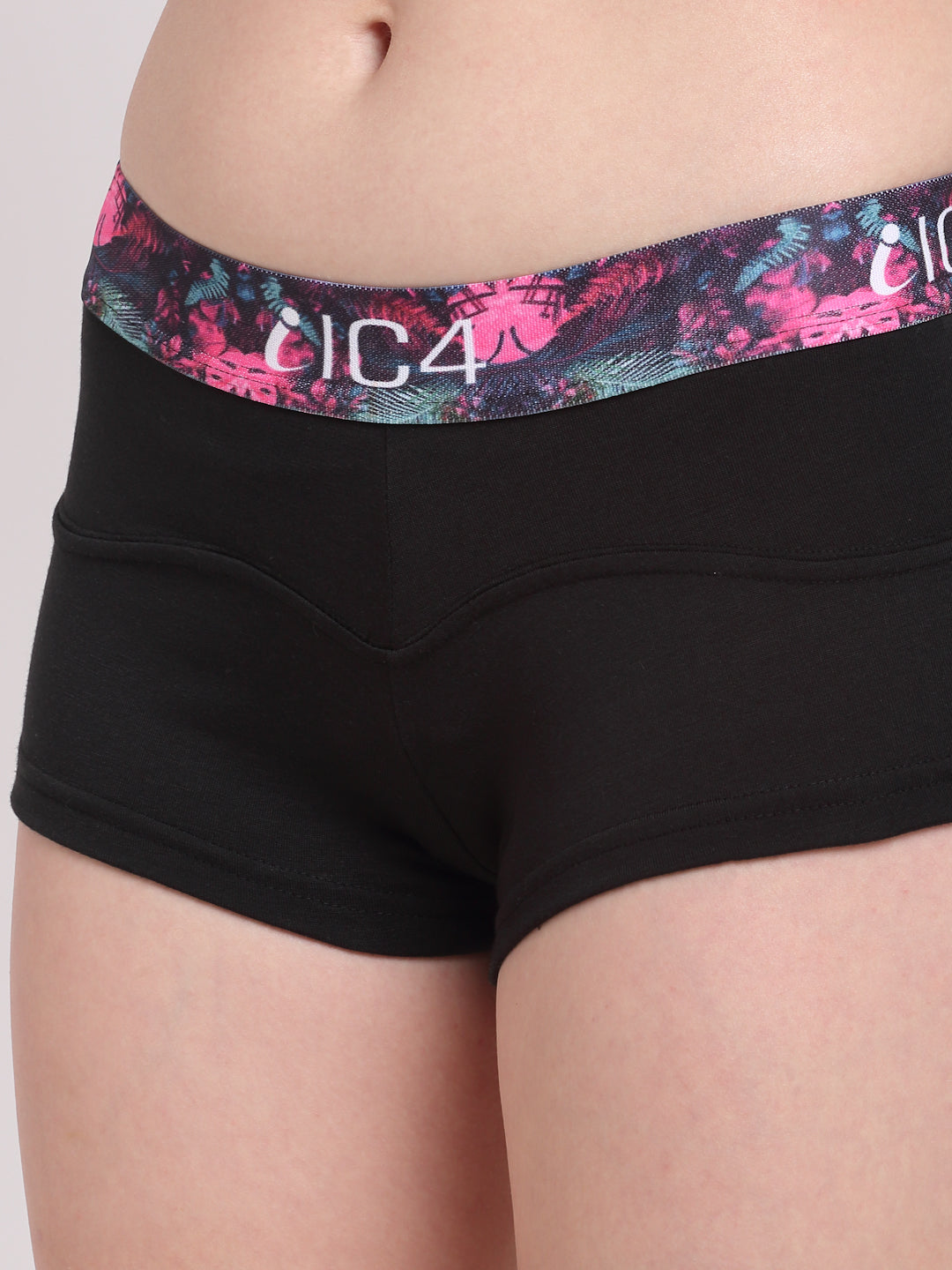 IC4 Women's Cotton Elastane Fashion Boyshorts