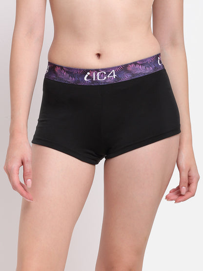 IC4 Women's Cotton Elastane Fashion Boyshorts