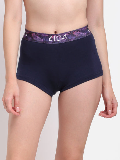 IC4 Women's Cotton Elastane Fashion Boyshorts