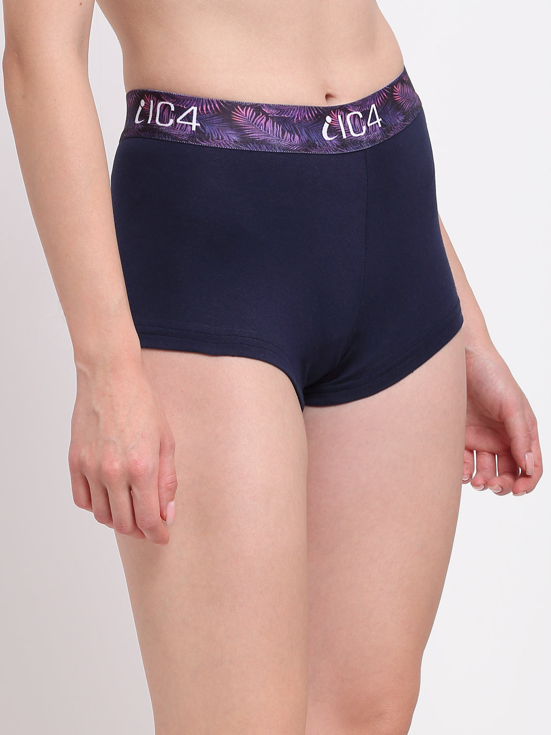 IC4 Women's Cotton Elastane Fashion Boyshorts