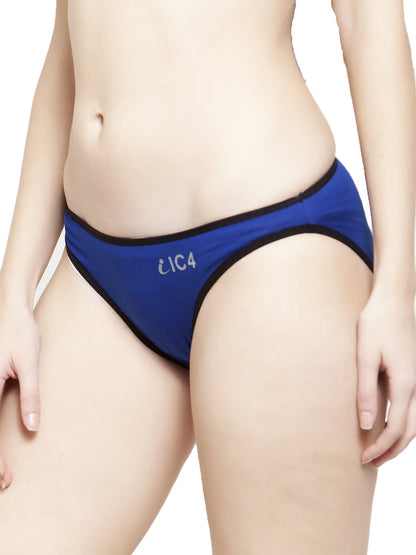 IC4 Women's Cotton Elastane Bikini Brief
