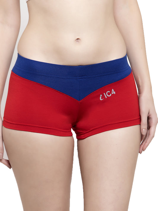 IC4 Women's Cotton Elastane designer boyshorts