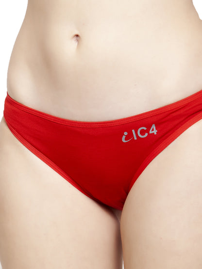 IC4 Women's Cotton Elastane Bikini Brief