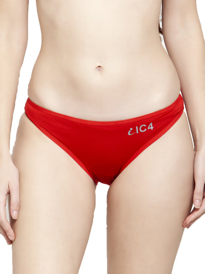 IC4 Women's Cotton Elastane Bikini Brief