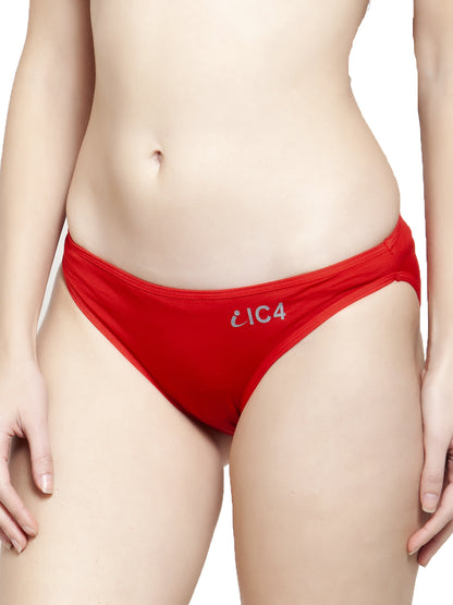 IC4 Women's Cotton Elastane Bikini Brief