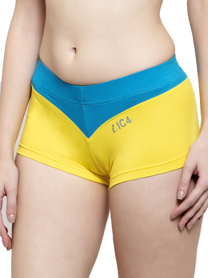IC4 Women's Cotton Elastane designer boyshorts