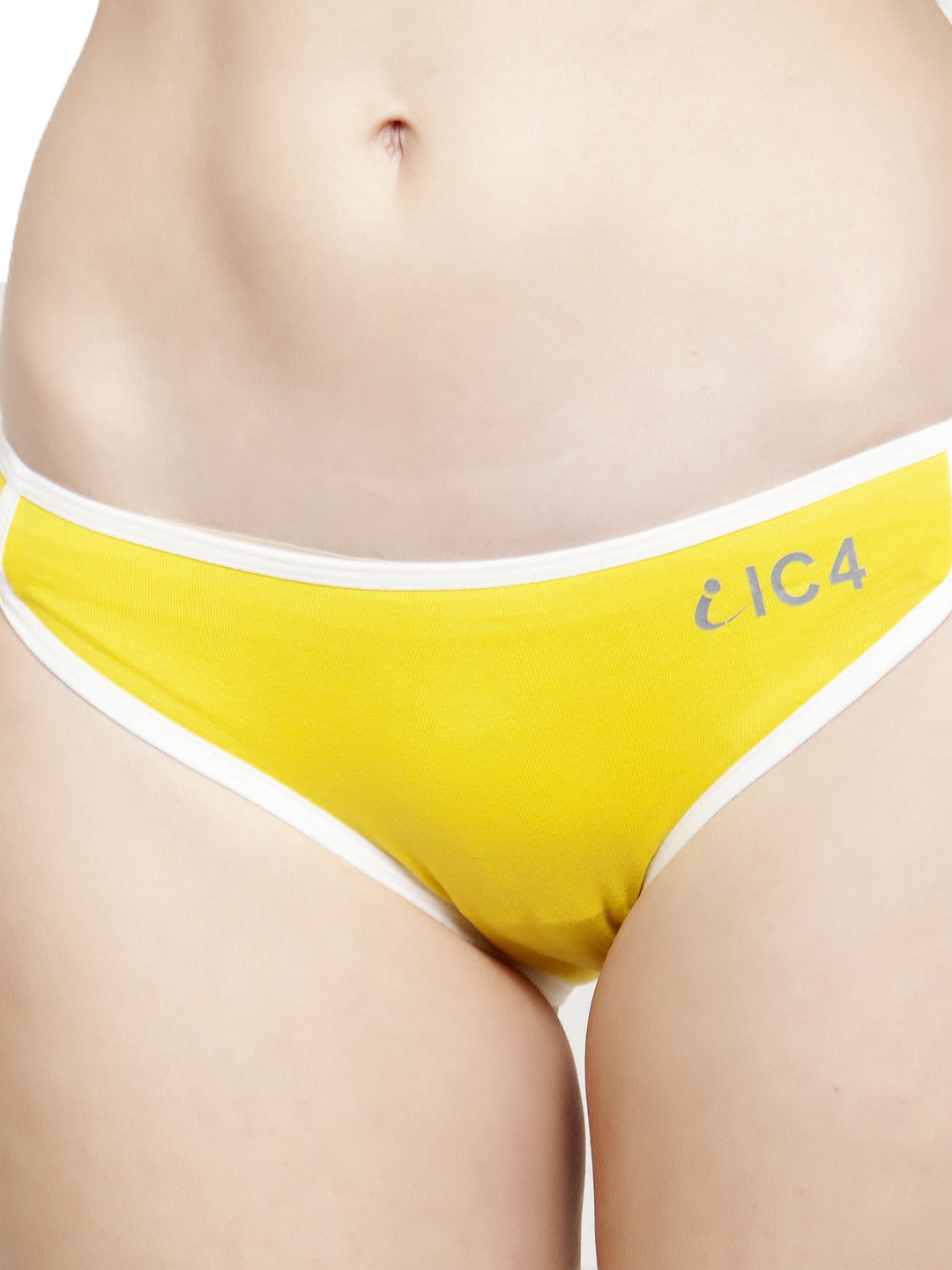 IC4 Women's Cotton Elastane Bikini Brief