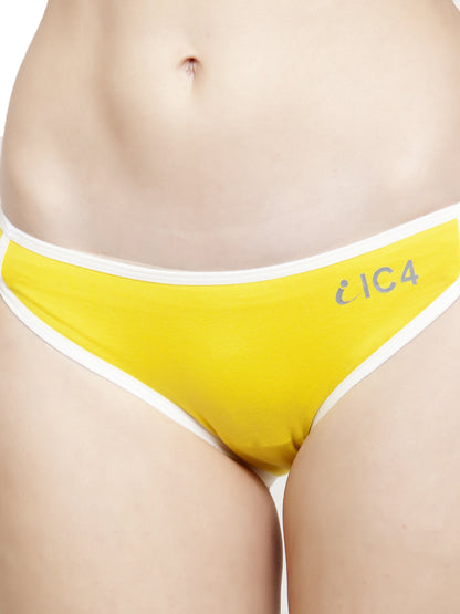 IC4 Women's Cotton Elastane Bikini Brief