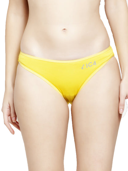 IC4 Women's Cotton Elastane Bikini Brief