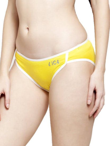 IC4 Women's Cotton Elastane Bikini Brief