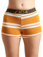 Load image into Gallery viewer, IC4 Women&#39;s stripe Fashion Boyshorts, Yellow
